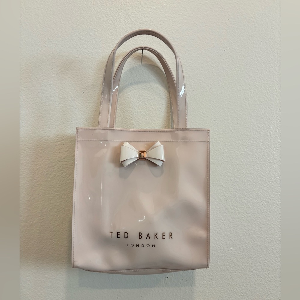 Ted Baker Cream Tote Bag with Bow Detail